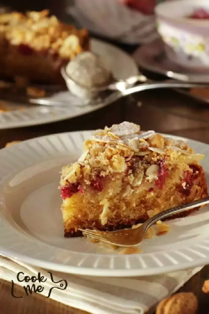 Raspberry Almond Crumb Cake