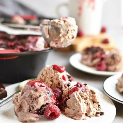 Raspberry Chocolate No Churn Ice Cream Recipes– Homemade Raspberry Chocolate No Churn Ice Cream– Easy Raspberry Chocolate No Churn Ice Cream