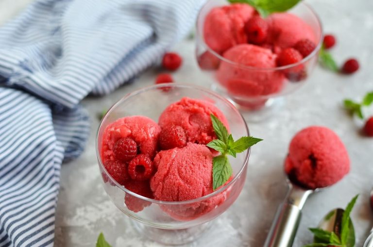 Step 6 - Raspberry Sorbet