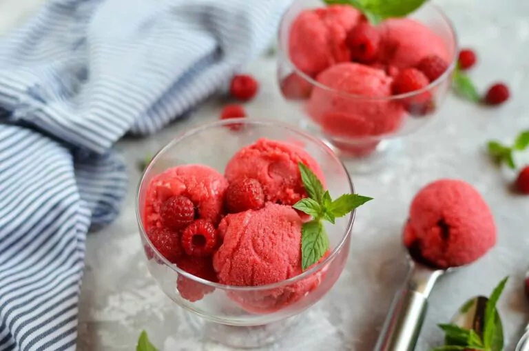 Step 6 - Raspberry Sorbet
