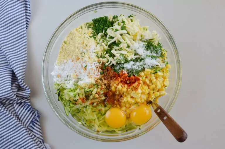Step 2 - Southwestern Baked Zucchini Corn Bites