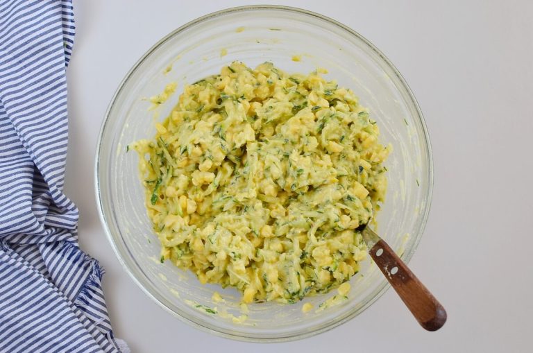 Step 2 - Southwestern Baked Zucchini Corn Bites