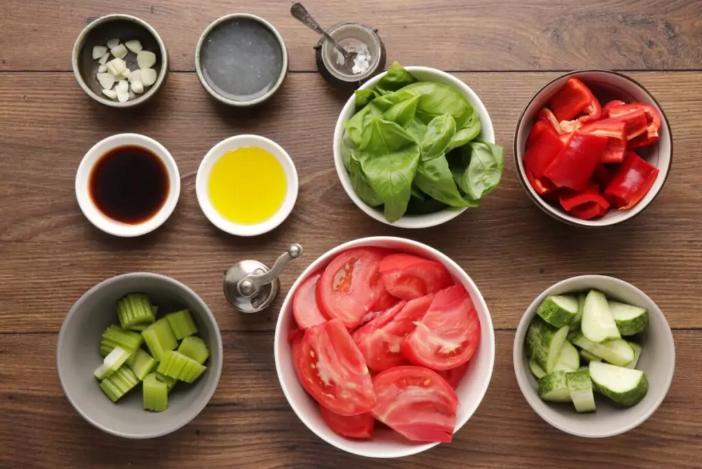 Ingredients for Speedy Summer Gazpacho