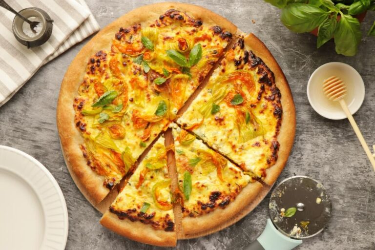 Squash Blossom Pizza Recipe Cook.me Recipes