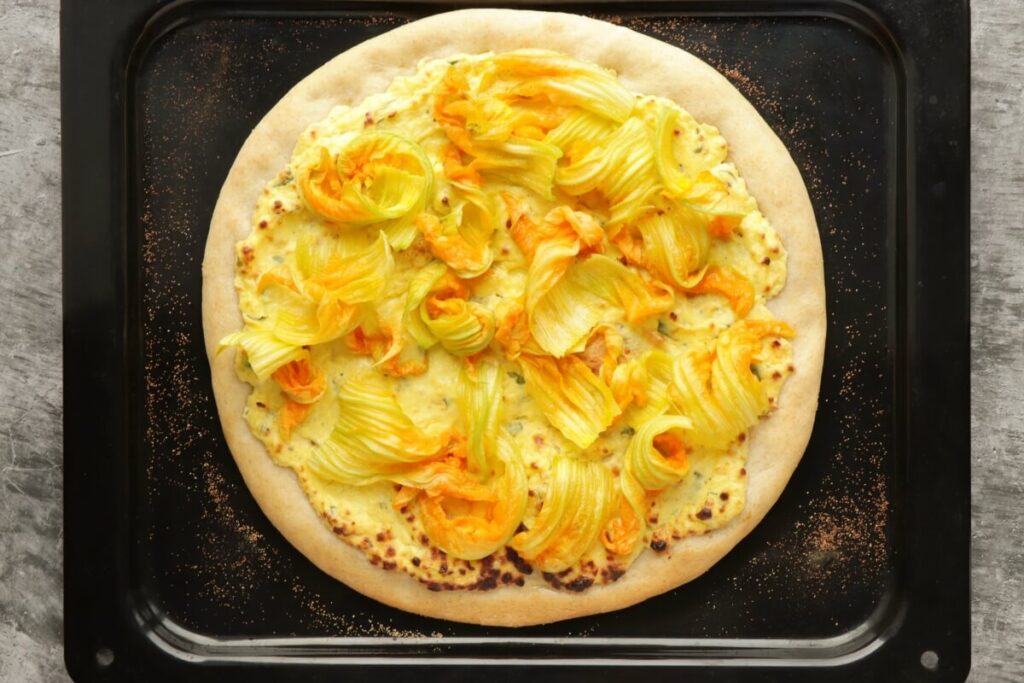 Squash Blossom Pizza recipe - step 8
