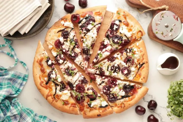Step 7 - Summer Pizza with Cherries and Feta