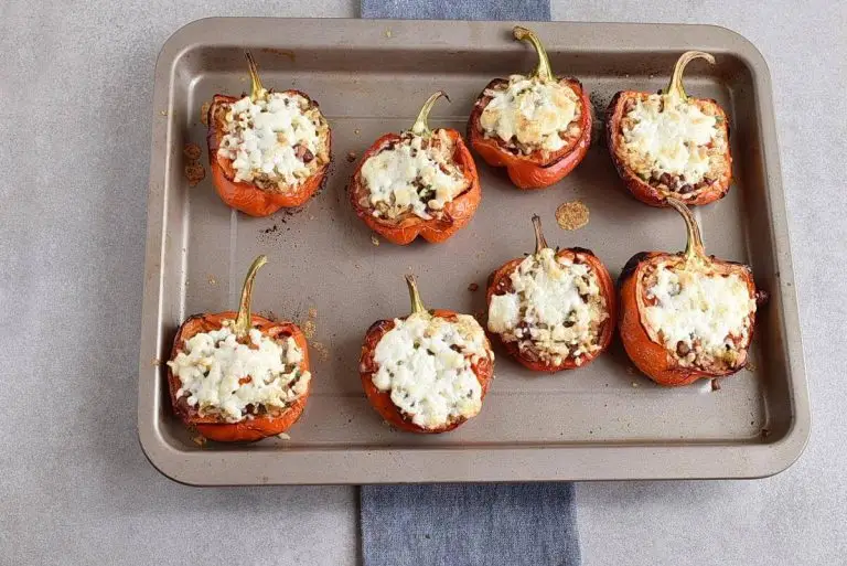 Step 9 - Vegetarian Stuffed Peppers