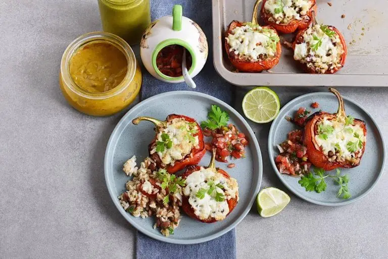Step 10 - Vegetarian Stuffed Peppers