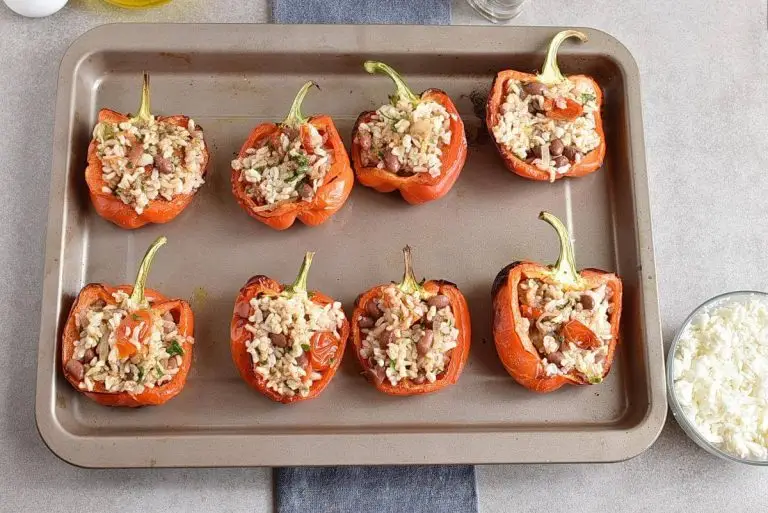 Step 8 - Vegetarian Stuffed Peppers