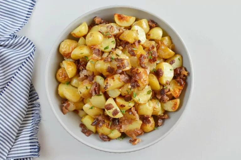 Step 8 - Warm Maple Bacon Potato Salad