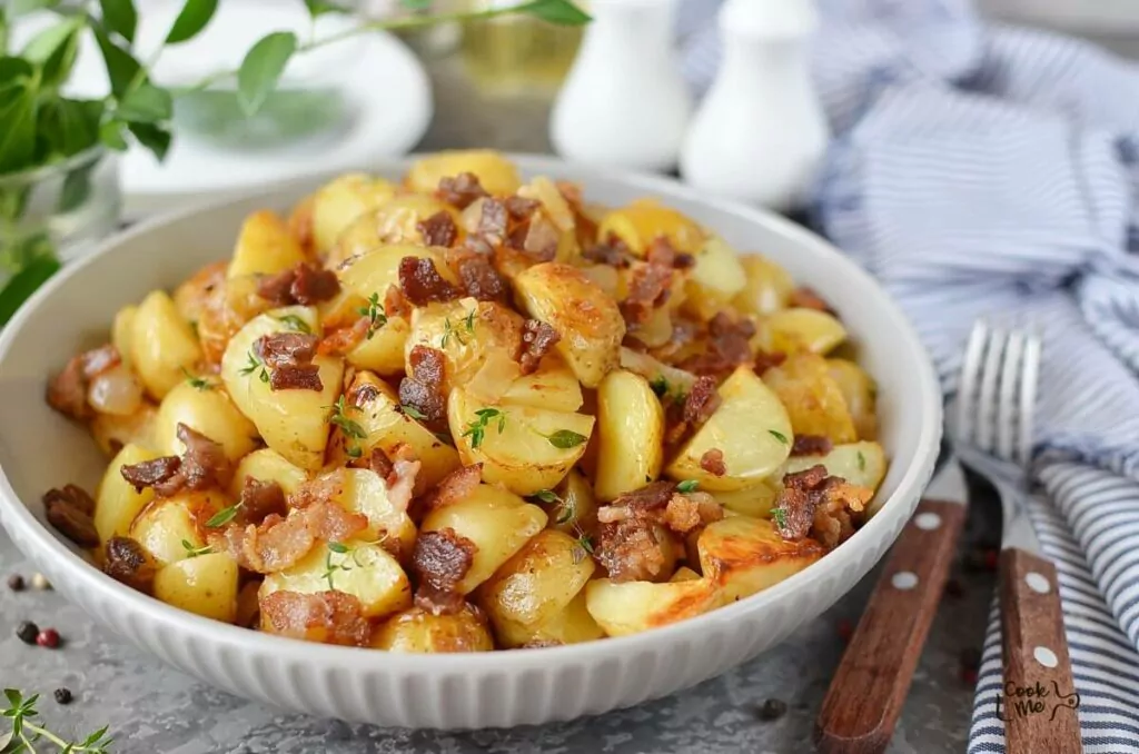 Warm Maple Bacon Potato Salad