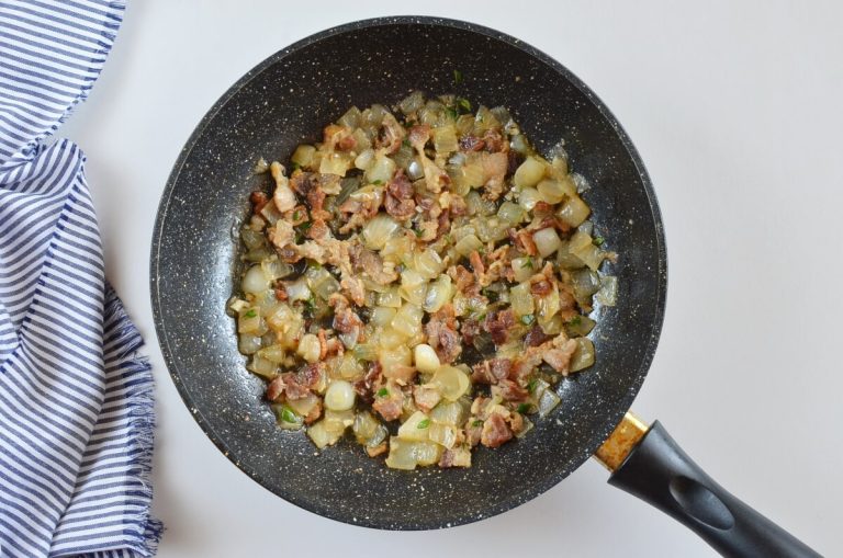 Step 6 - Warm Maple Bacon Potato Salad