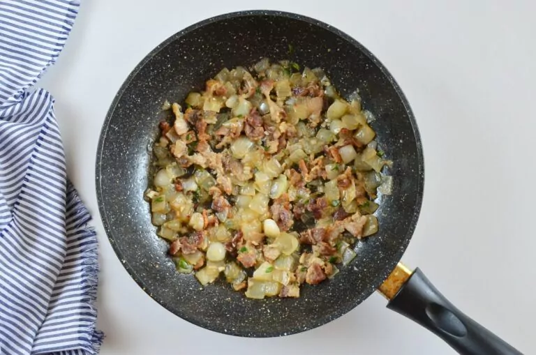 Step 6 - Warm Maple Bacon Potato Salad