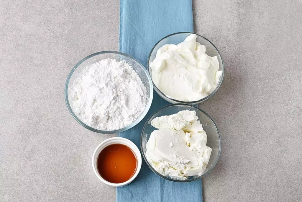 Ingredients for Whipped Cream Cheese Fruit Dip