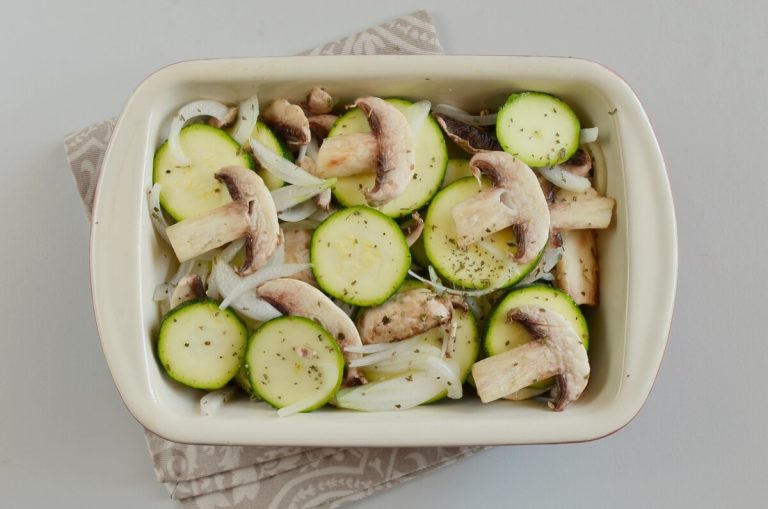 Step 3 - Low Carb Zucchini Mushroom Bake