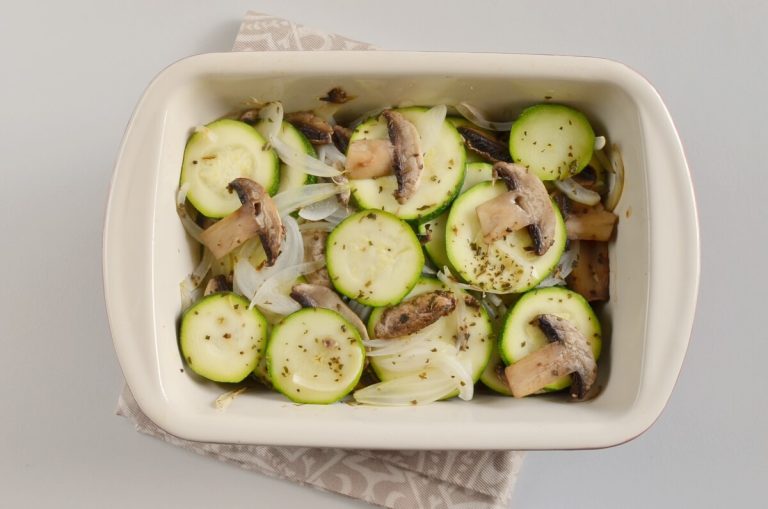 Step 4 - Low Carb Zucchini Mushroom Bake