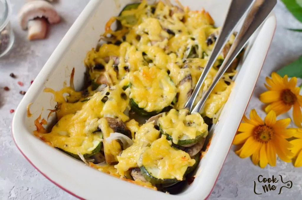 Low Carb Zucchini Mushroom Bake