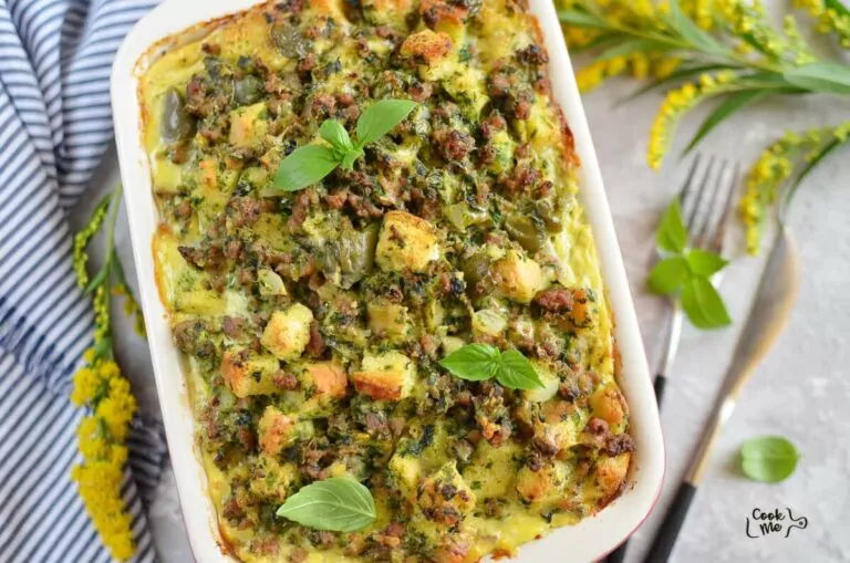 Step 10 - Veggie Sausage Strata