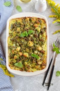 Veggie Sausage Strata