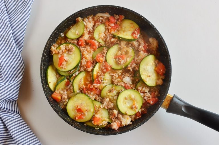 Step 4 - Zucchini & Sausage Stovetop Casserole