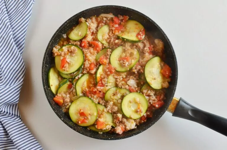 Step 4 - Zucchini & Sausage Stovetop Casserole