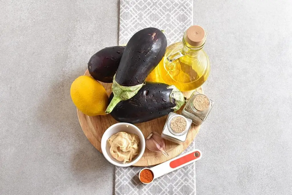 Ingredients for Authentic Baba Ganoush