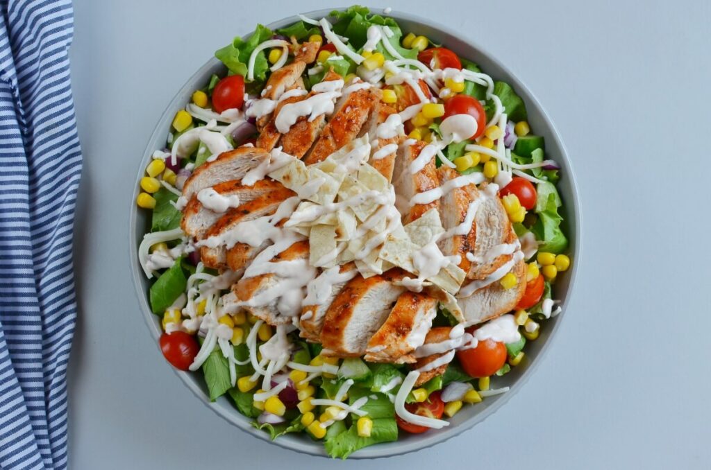 How to serve BBQ Chicken Salad