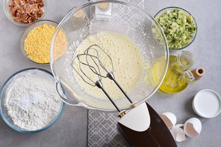 Step 2 - Bacon and Cheddar Zucchini Bread