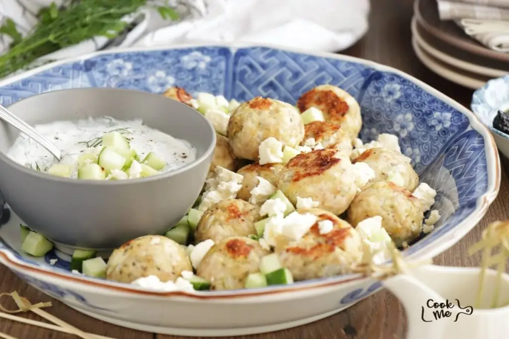 Baked Chicken Meatballs