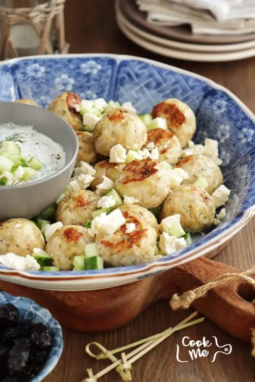 Baked Chicken Meatballs