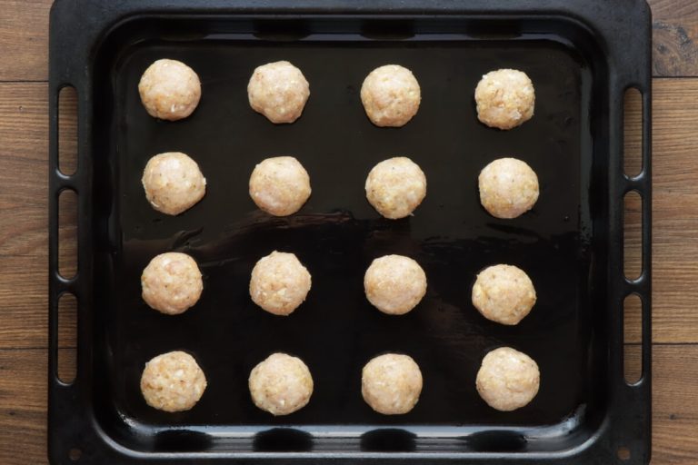 Step 3 - Baked Chicken Meatballs