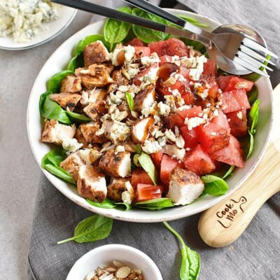 Balsamic Watermelon Chicken Salad Recipes– Homemade Balsamic Watermelon Chicken Salad– Easy Balsamic Watermelon Chicken Salad