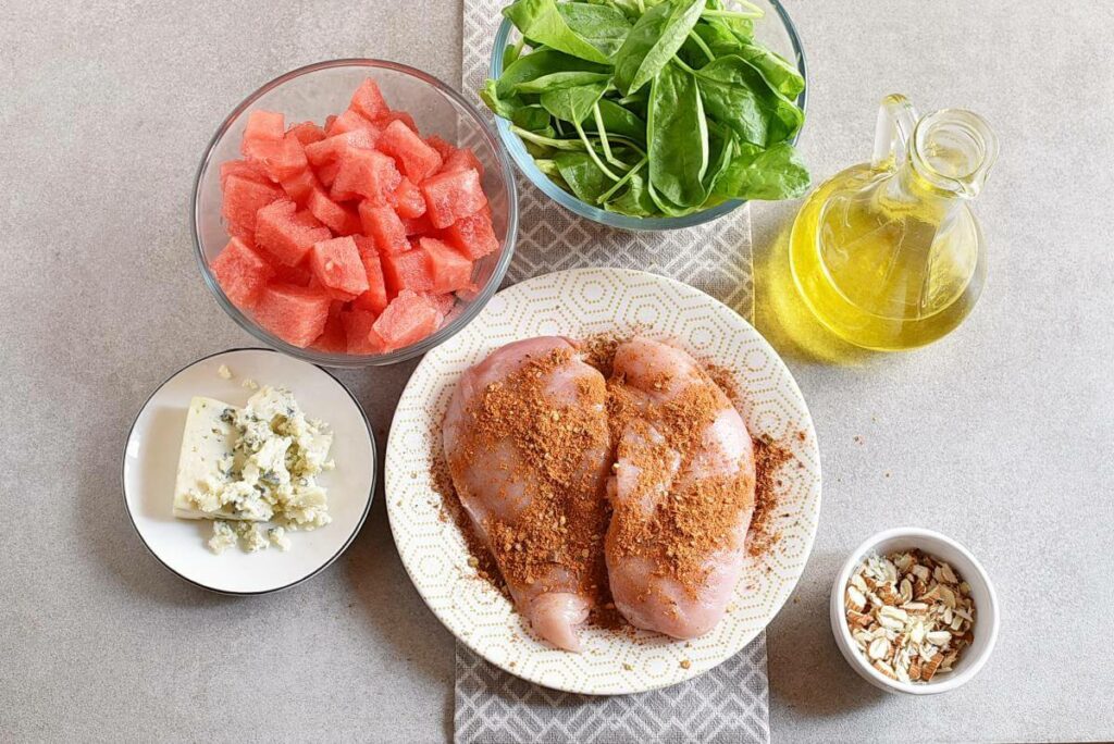 Balsamic Watermelon Chicken Salad recipe - step 3