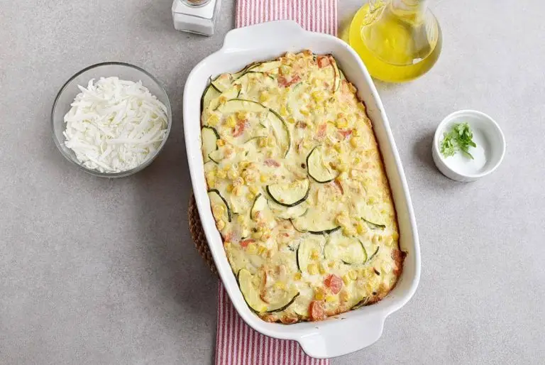 Step 6 - Basil Corn & Tomato Bake