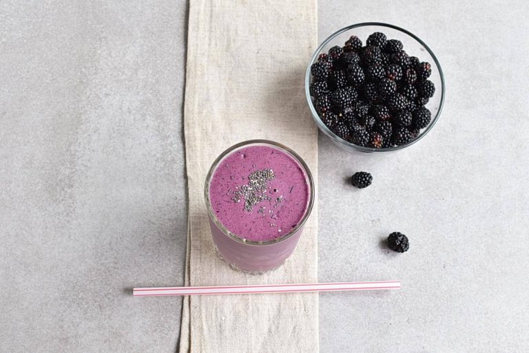 Step 4 - Blackberry-Banana Smoothie