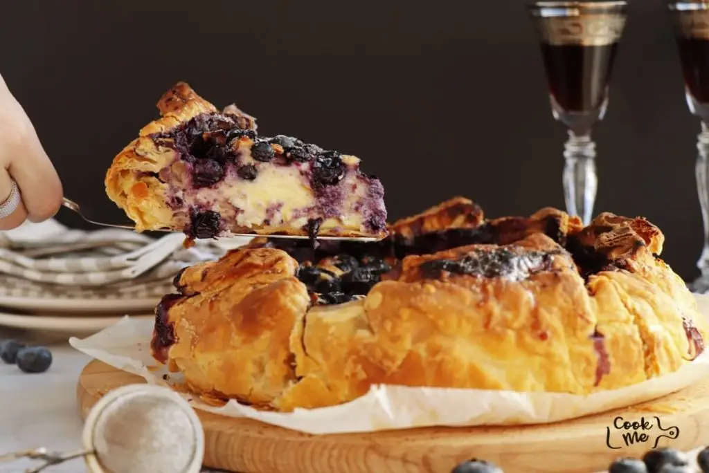 Blueberry Basque Cheesecake