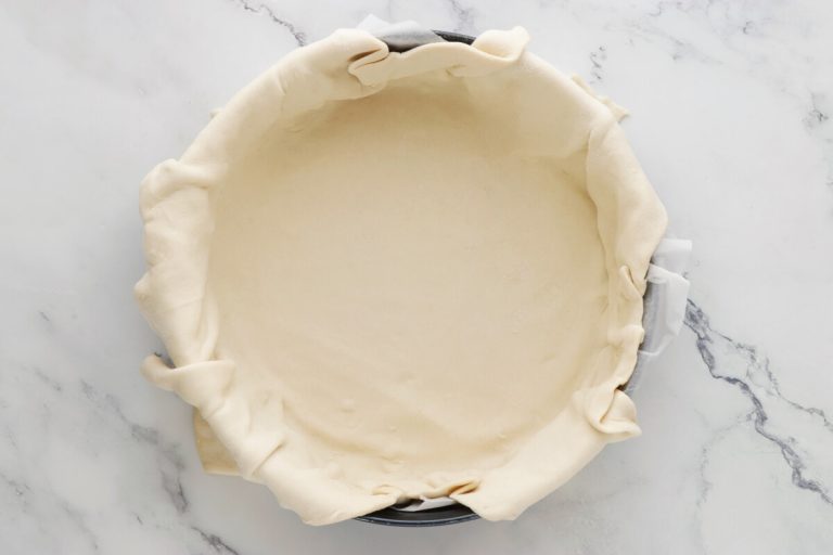 Step 3 - Blueberry Basque Cheesecake