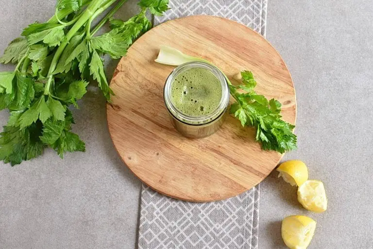 Step 3 - Celery Ginger and Lemon Juice
