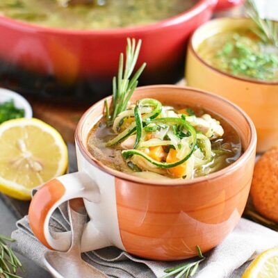 Chicken Zoodle Soup Recipes– Homemade Chicken Zoodle Soup– Easy Chicken Zoodle Soup