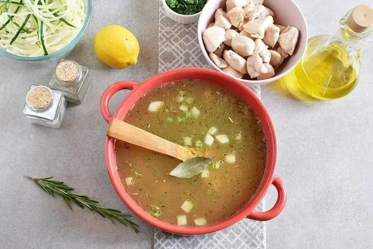 Step 5 - Chicken Zoodle Soup