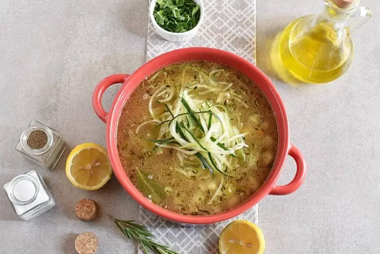 Step 7 - Chicken Zoodle Soup