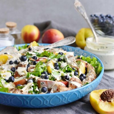Chicken and Nectarine Poppy Seed Salad Recipes– Homemade Chicken and Nectarine Poppy Seed Salad – Easy Chicken and Nectarine Poppy Seed Salad