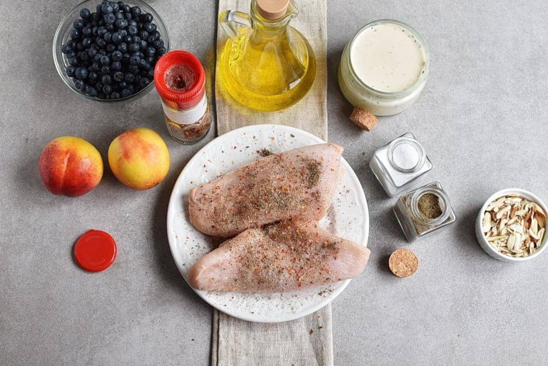 Step 2 - Chicken and Nectarine Poppy Seed Salad