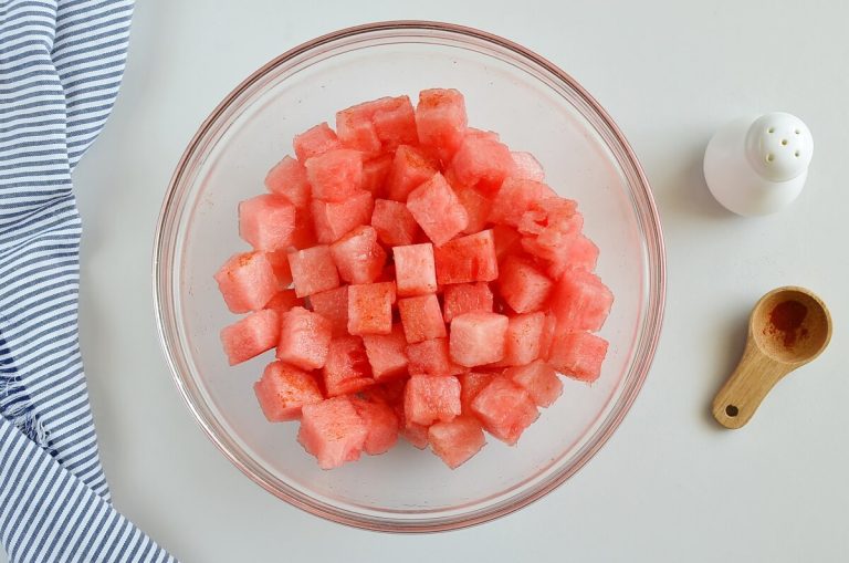 Step 2 - Chili Lime Watermelon Salad