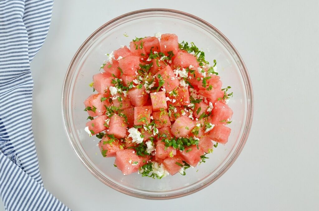 Chili Lime Watermelon Salad recipe - step 4