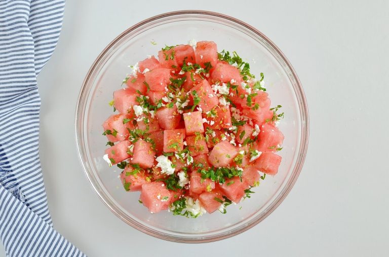 Step 4 - Chili Lime Watermelon Salad