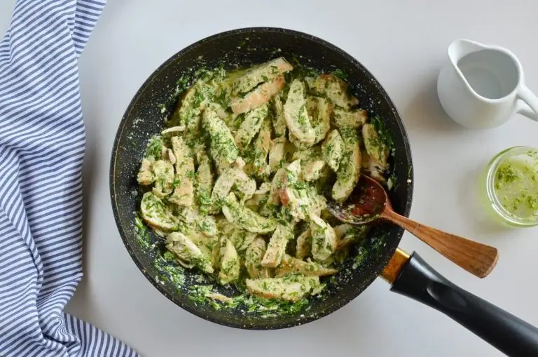 Step 6 - Creamy Chicken & Green Bean Pesto Pasta