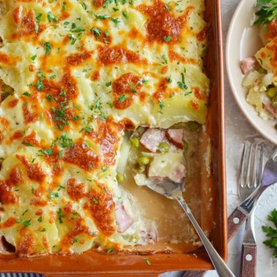 How to serve Creamy Ham and Potatoes au Gratin