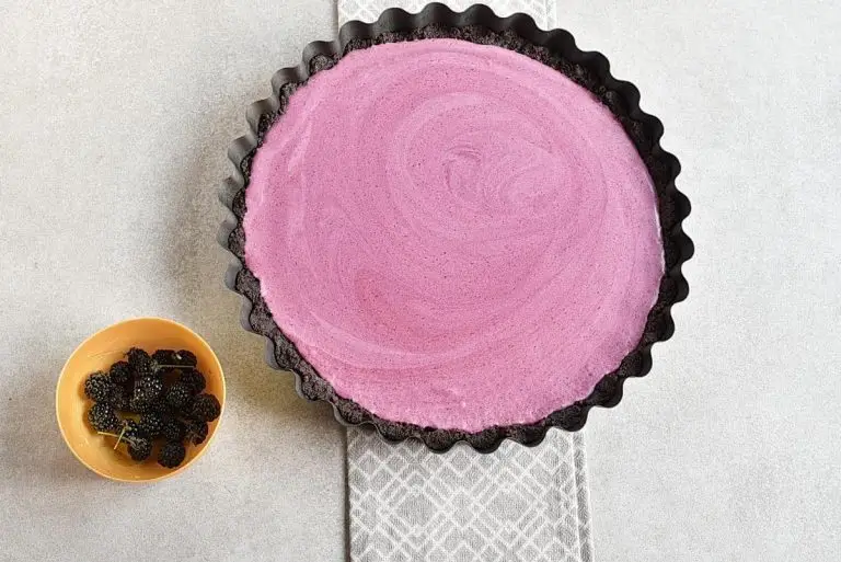 Step 8 - Easy No Bake Blackberry Tart