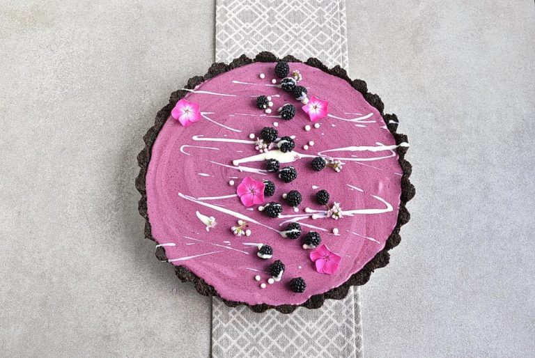 Step 9 - Easy No Bake Blackberry Tart